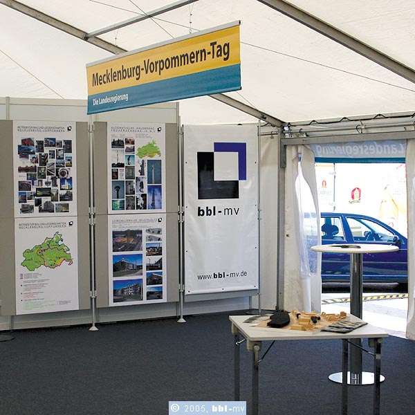 Blick auf den Stand © 2005 bbl-mv