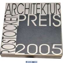 Plakette des verliehenen Preises - wurde vergeben an den Erweiterungsbau der Chirurgischen Universitätsklinik Rostock. © 2005 bbl-mv