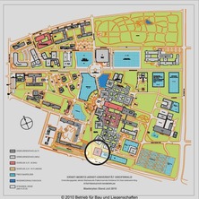 Masterplan mit Standort des 6. Bettenturmes © 2010 Betrieb für Bau und Liegenschaften Mecklenburg-Vorpommern