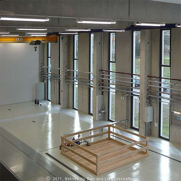 Universität Rostock, Neubau Forschungshalle für die Fakultät Maschinenbau und Schiffstechnik.jpg © 2011 Betrieb für Bau und Liegenschaften Mecklenburg-Vorpommern