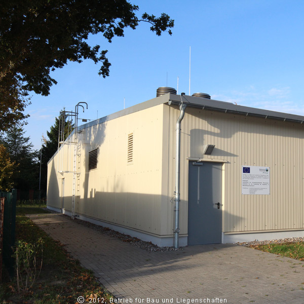 Neubau einer Halle für die Versuchsstation. © 2012 Betrieb für Bau und Liegenschaften Mecklenburg-Vorpommern