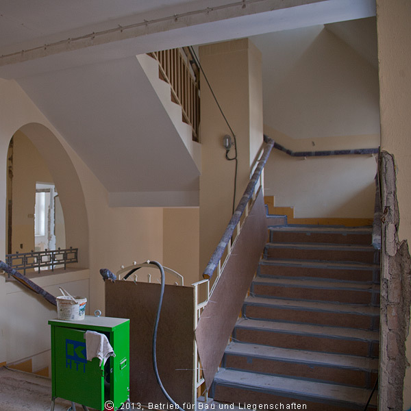 Etwa 450 Einsatzkräfte der Polizei leisten ab Oktober 2015 ihren Dienst in den von Grund auf sanierten bzw. neuen Dienstgebäuden. © 2013 Betrieb für Bau und Liegenschaften Mecklenburg-Vorpommern