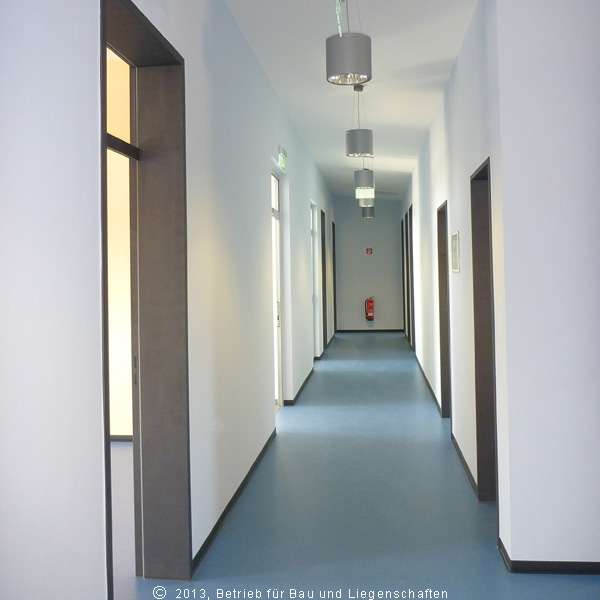 Flur im Obergeschoss © 2013 Betrieb für Bau und Liegenschaften Mecklenburg-Vorpommern