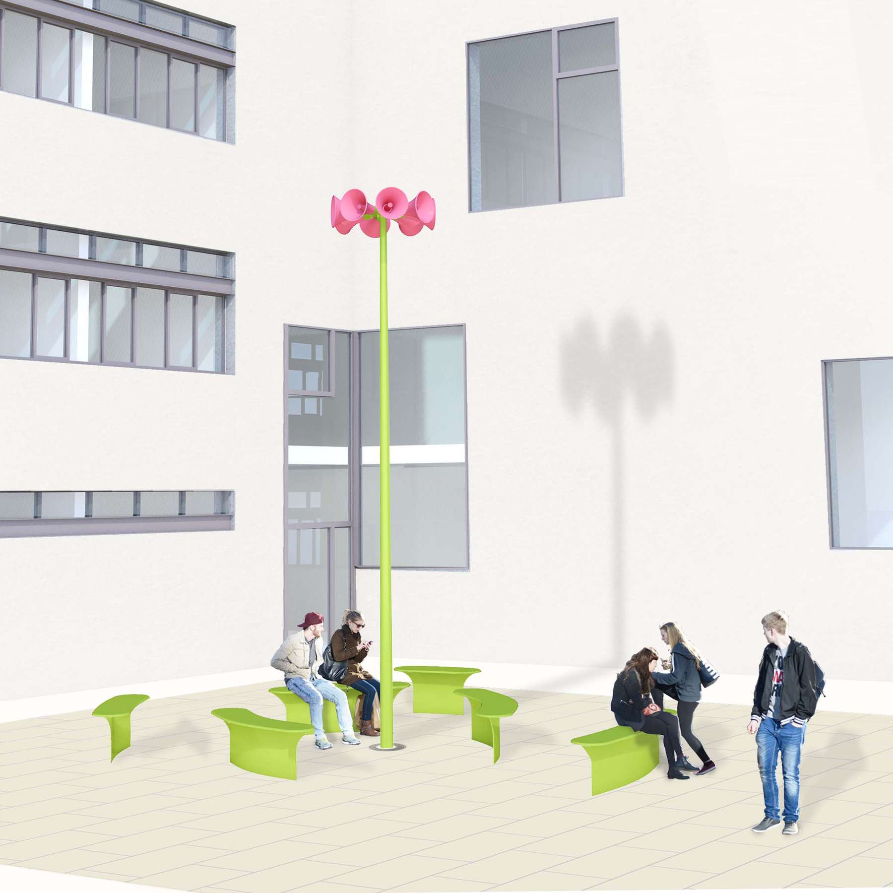 Wettbewerb Kunst am Bau Ernst-Moritz-Arndt-Universität (EMAU) Greifswald, Neubau Laborgebäude für Botanik und Zoologie.jpg © 2015 Roland Fuhrmann, Berlin