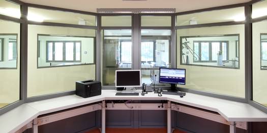 Blick in den Aufsichtsraum © 2015 Christoph Edelhoff im Auftrag dhbt Architekten aus Kiel