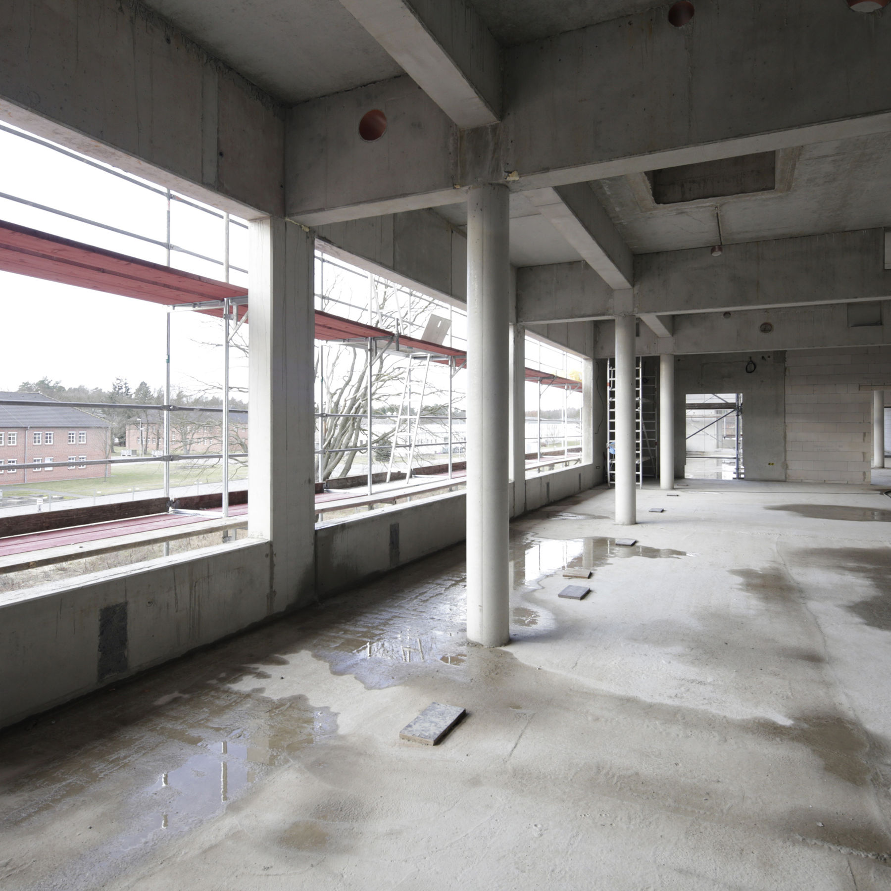 Blick aus den zukünftigen Gasträumen im Obergeschoss © 2016 Betrieb für Bau und Liegenschaften Mecklenburg-Vorpommern