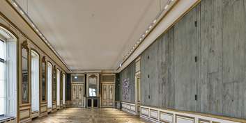 Blick in die frisch restaurierte Gemäldegalerie, etwa ein halbes Jahr vor der Übergabe an den Nutzer des Schlosses, das Staatliche Museum Schwerin. © 2015 Fotodesign Klose