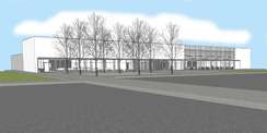 Visualisierung des neuen Gebäudes. © 2016 3PO > Bopst Melan