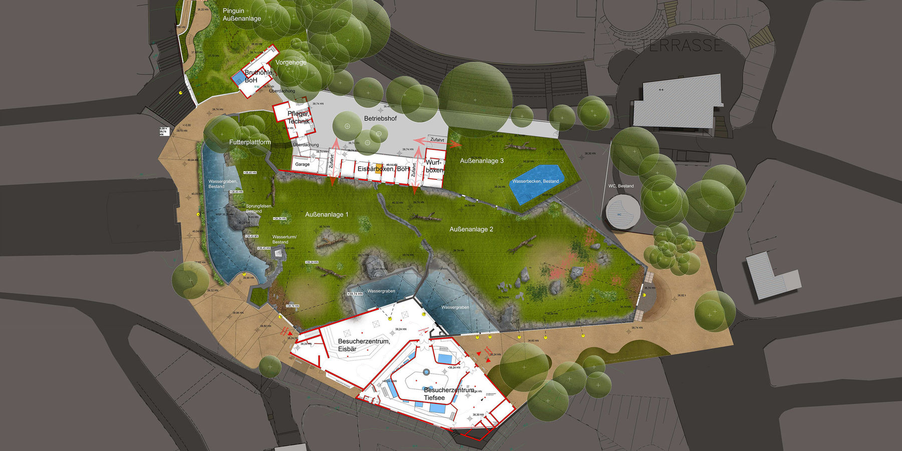 Lageplan © 2017 Zoologischer Garten Rostock