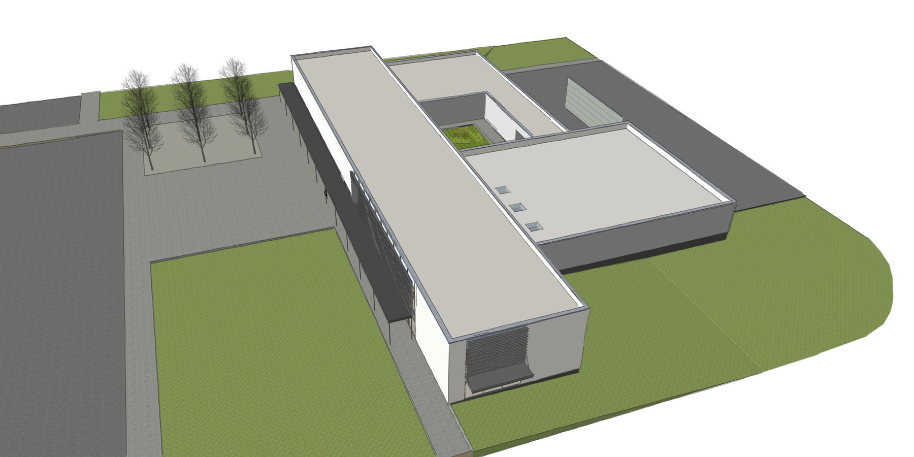 Ernst-Moritz-Arndt-Kaserne-Hagenow - Neubau eines Wirtschaftsgebäudes mit Mannschaftsheim © 2017 Betrieb für Bau und Liegenschaften Mecklenburg-Vorpommern