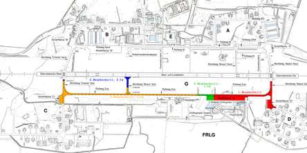 Lageplan Flugplatz Laage © 2017 Betrieb für Bau und Liegenschaften Mecklenburg-Vorpommern