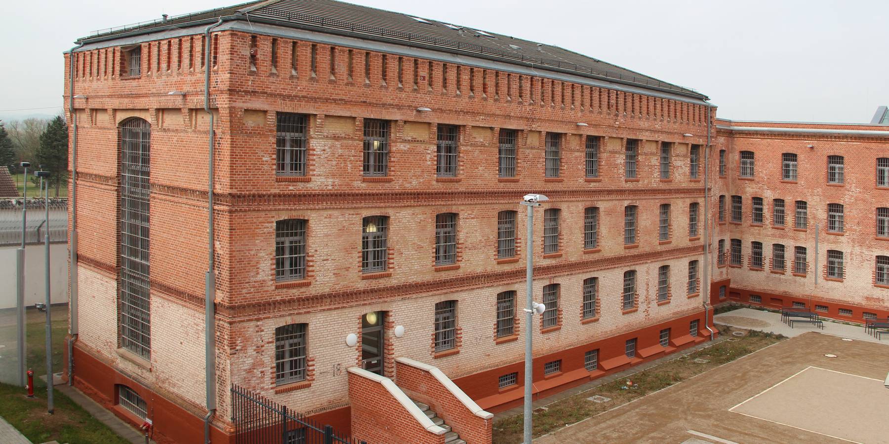 Blick auf den Flügel von Hafthaus A © 2017 Betrieb für Bau und Liegenschaften Mecklenburg-Vorpommern