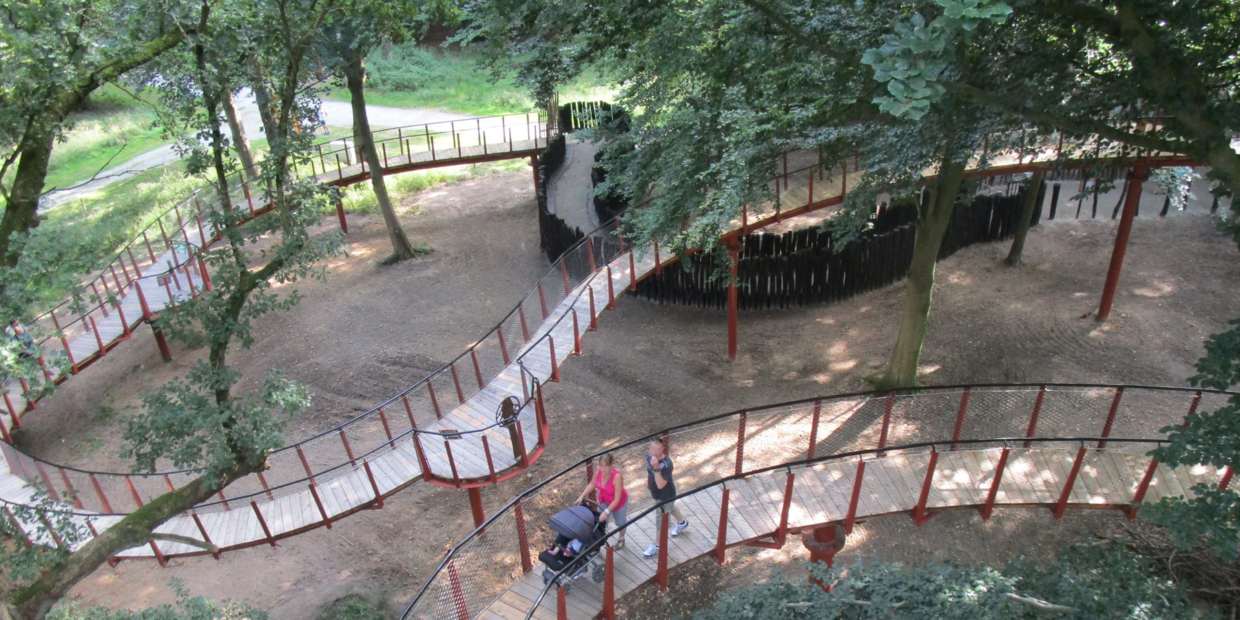 Blick von oben auf den barrierefreien Aufstieg © 2017 Betrieb für Bau und Liegenschaften Mecklenburg-Vorpommern