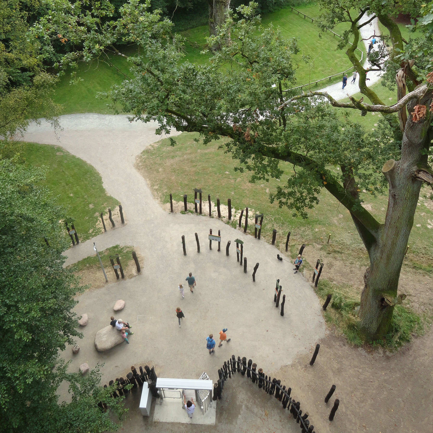 Ausgang des Baumkronenpfades © 2017 Betrieb für Bau und Liegenschaften Mecklenburg-Vorpommern