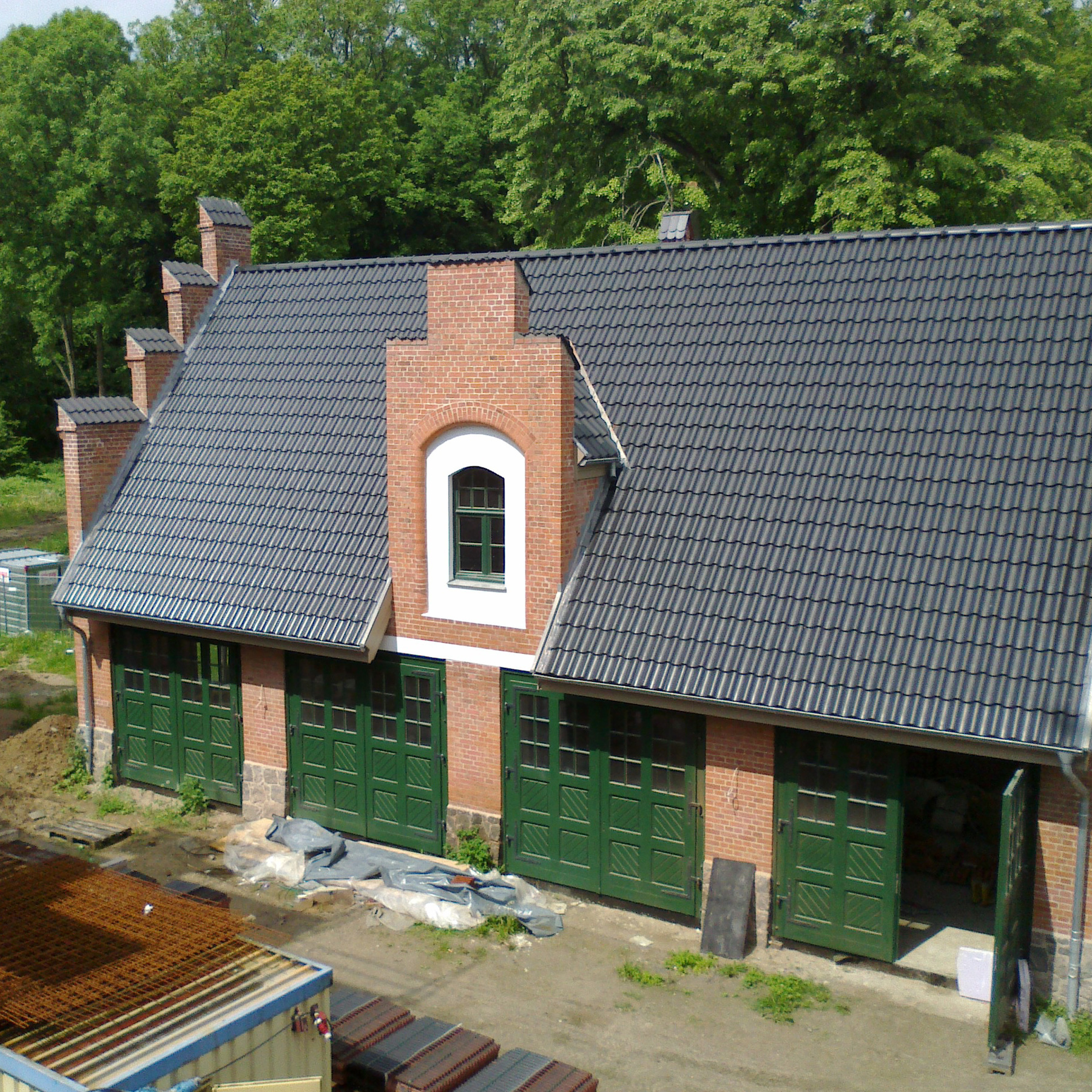 Die Garage nach der Herrichtung. © 2017 Betrieb für Bau und Liegenschaften Mecklenburg-Vorpommern