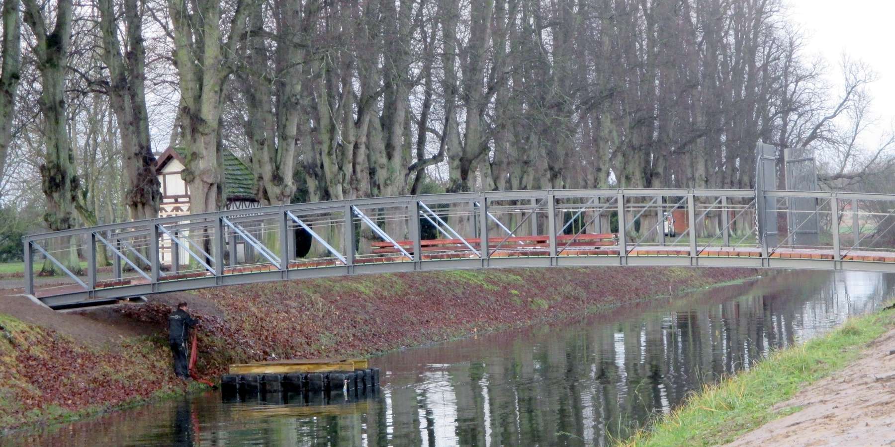 Baulicher Brandschutz: 2. Rettungsweg aus dem Schlosspark. © 2017 Betrieb für Bau und Liegenschaften Mecklenburg-Vorpommern