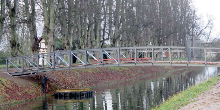 Baulicher Brandschutz: 2. Rettungsweg aus dem Schlosspark. © 2017 Betrieb für Bau und Liegenschaften Mecklenburg-Vorpommern