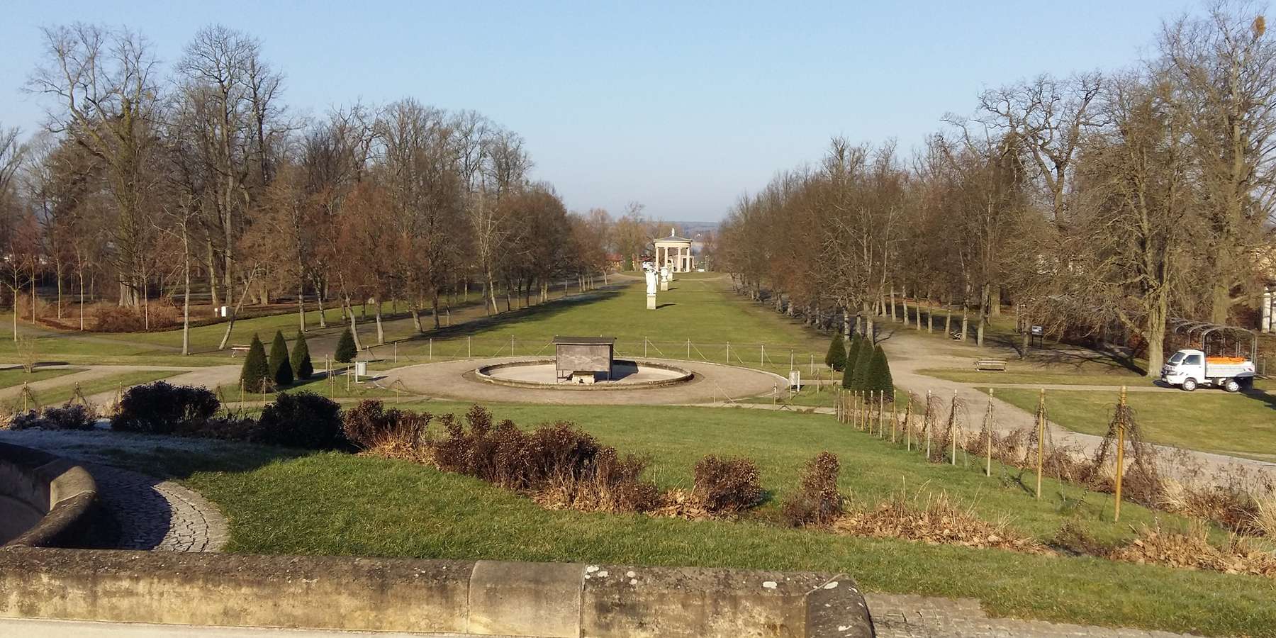 Herrichtung des Rasenparterre im Schlossgarten Neustrelitz © 2018 Betrieb für Bau und Liegenschaften Mecklenburg-Vorpommern