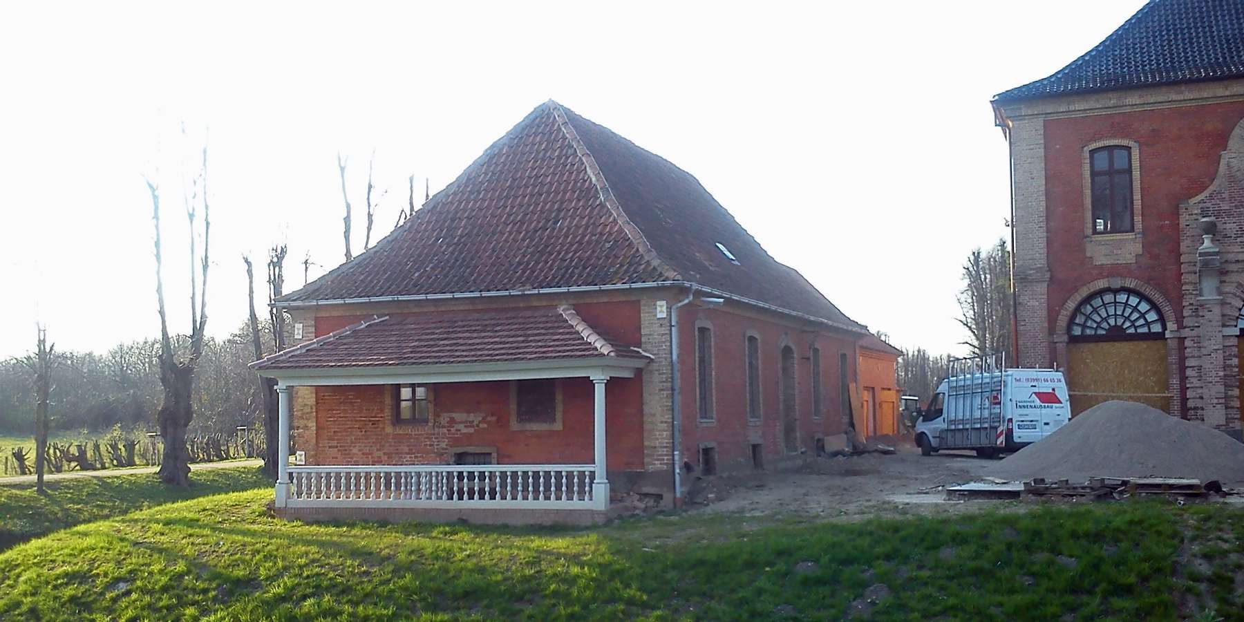 Die Außenhülle von Haus 13 muss restauriert werden. © 2018 Betrieb für Bau und Liegenschaften Mecklenburg-Vorpommern