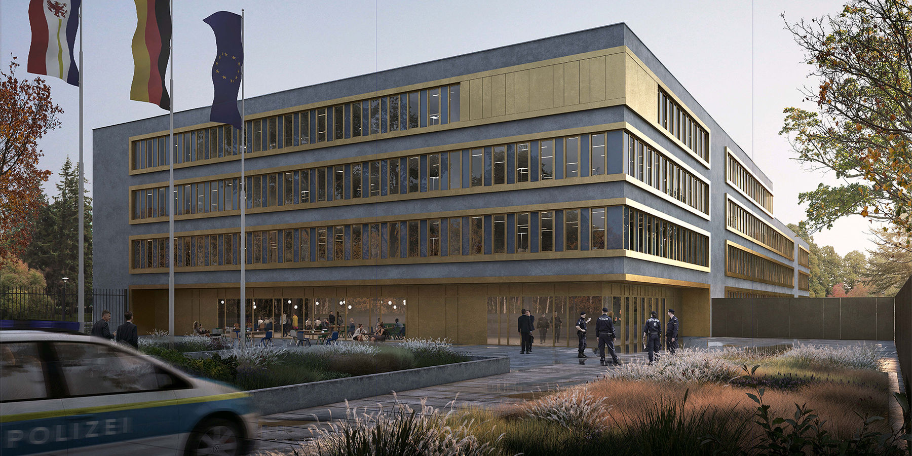 Visualisierung des Entwurfes der Bahl Architekten BDA aus Hagen - 3. Preis © 2020, Bahl Architekten BDA aus Hagen