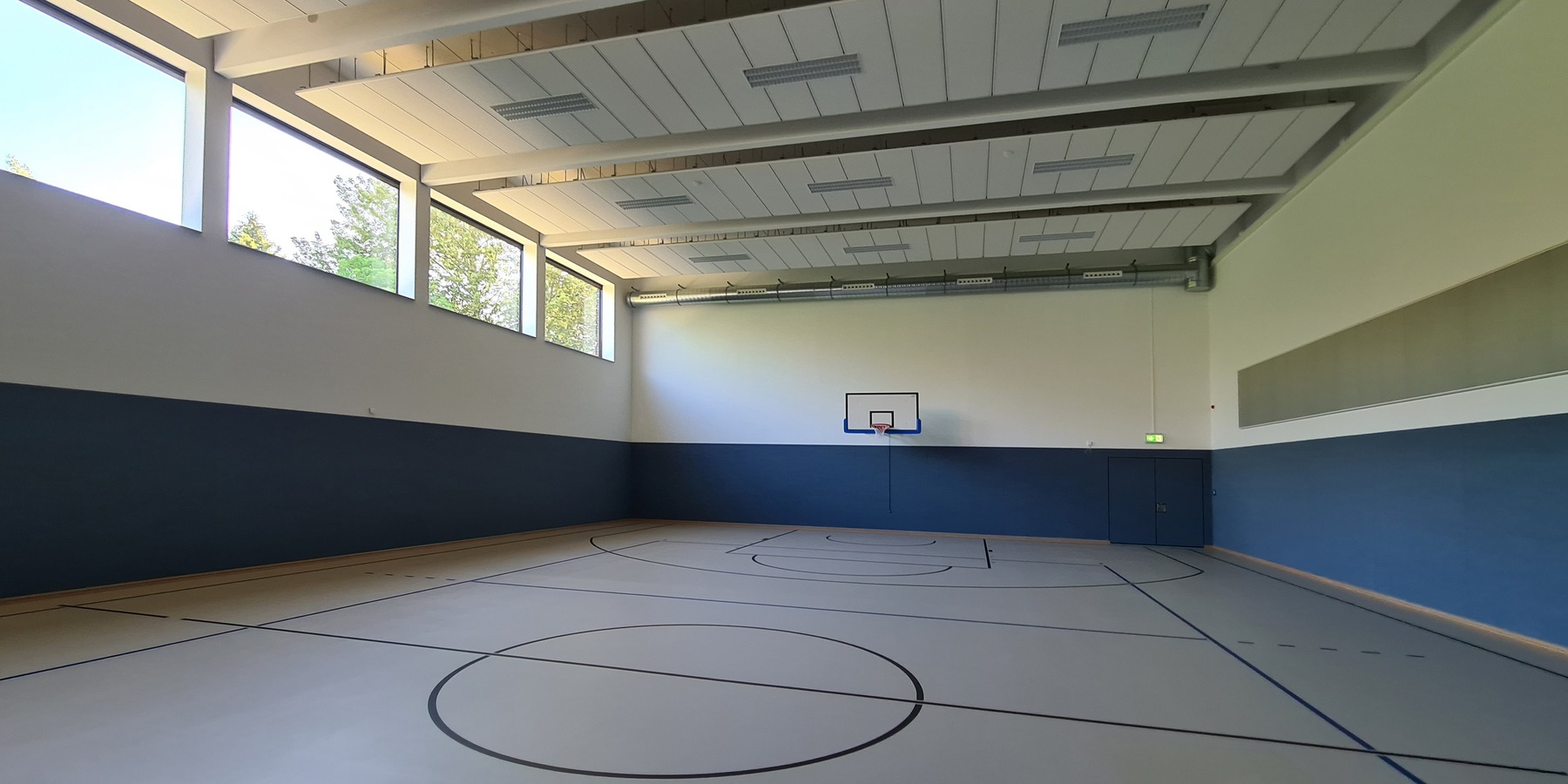 Blick in die Sporthalle © 2020 Staatliches Bau- und Liegenschaftsamt Neubrandenburg