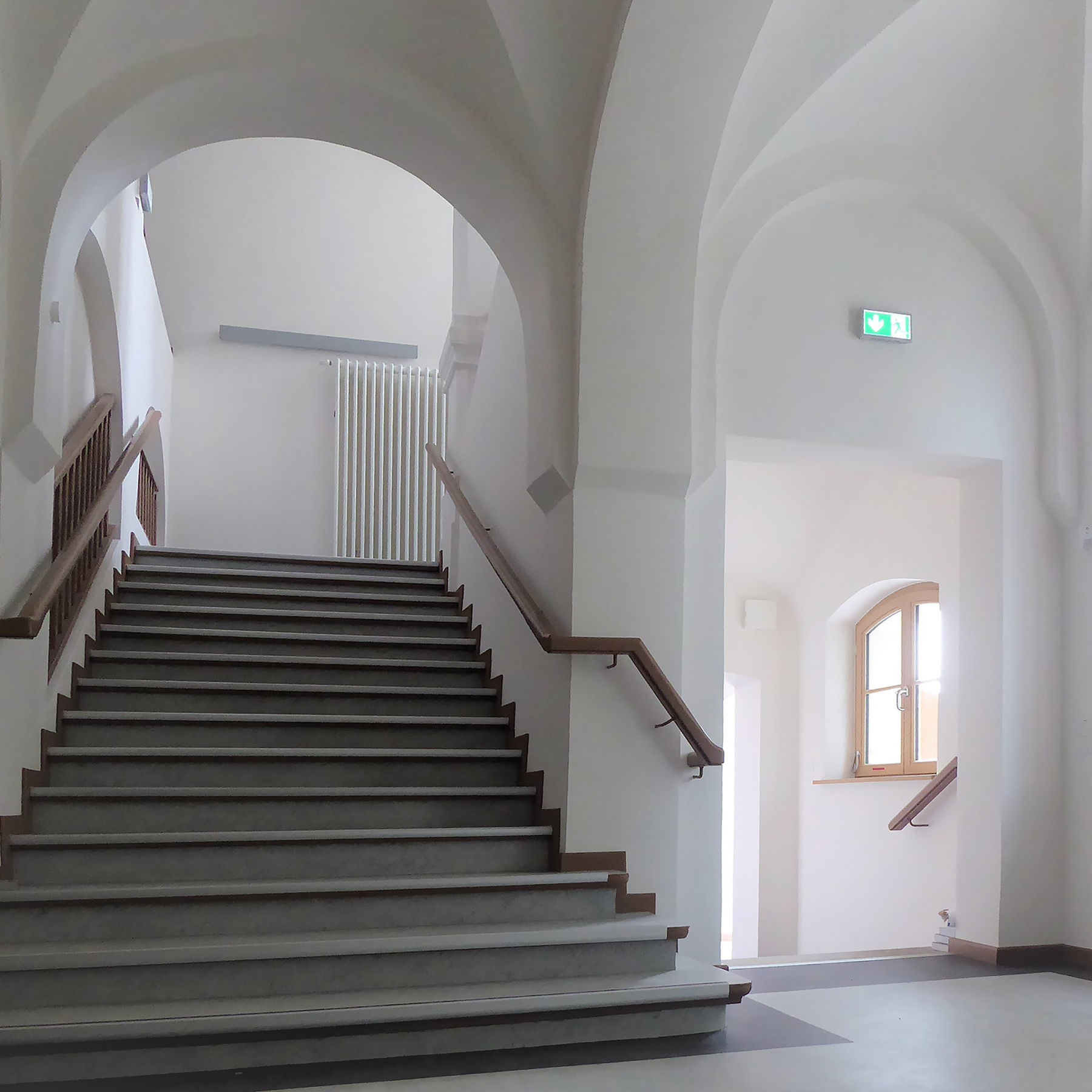 hier geht es ins Obergeschoss © 2020 milatz.schmidt architekten gmbh, Neubrandenburg