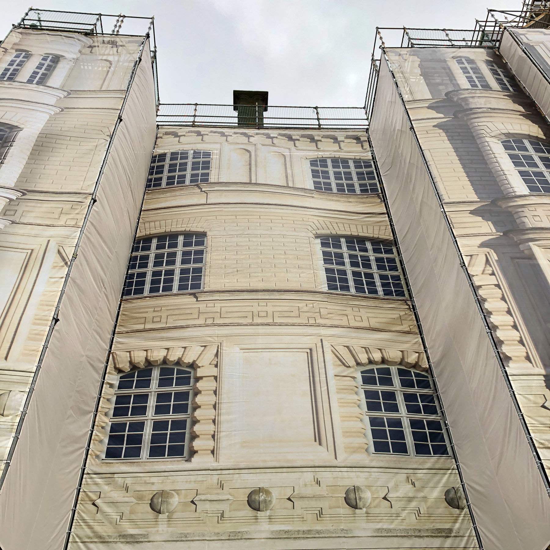 Das Gerüst wird eine Höhe von rund 36,0 Metern aufweisen. © 2021 SBL Schwerin