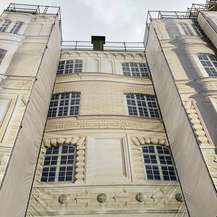 Das Gerüst wird eine Höhe von rund 36,0 Metern aufweisen. © 2021 SBL Schwerin