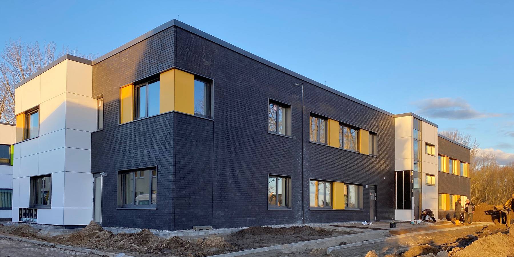 Neubau für das Bildungs- und Wissenschaftszentrum der Bundesfinanzverwaltung in Rostock- Gehlsdorf © 2021 Staatliches Bau und Liegenschaftsamt Rostock