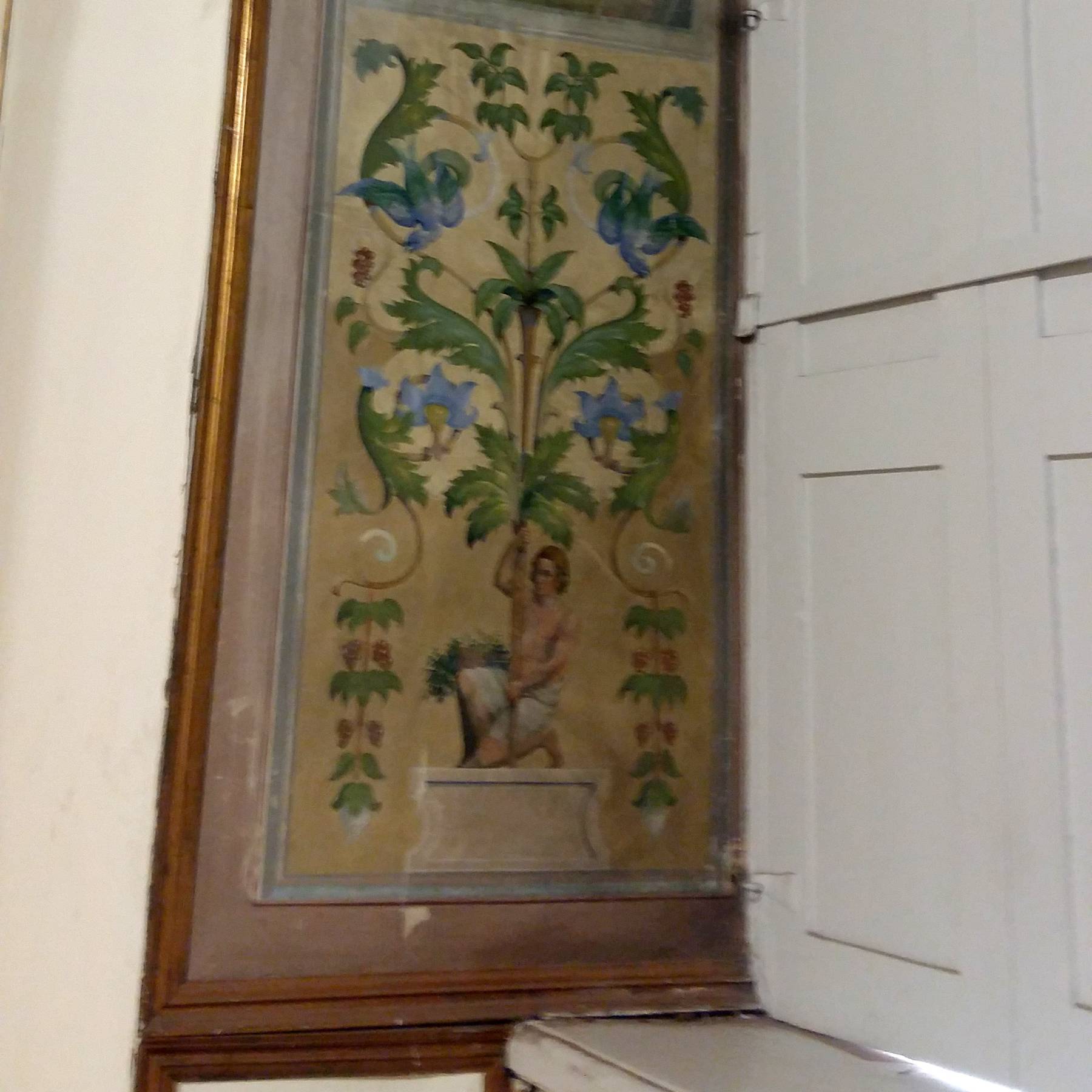 Malereien in den Fensterlaibungen © 2021 SBL Schwerin