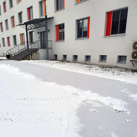 Der Winter lässt grüßen. © 2021 SBL Schwerin