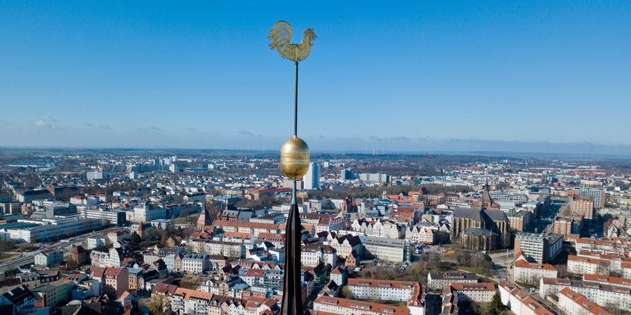 Beste Aussichten auf den Gastgeber der 13. Auflage des Landesfestes. © 2018 Holger Martens, Rostock