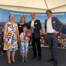 v. l.: Ute Brinckmann, Grit Evert, Volker Traut und Christian Hoffmann vom BBL M-V. © 2018 Maria Normann