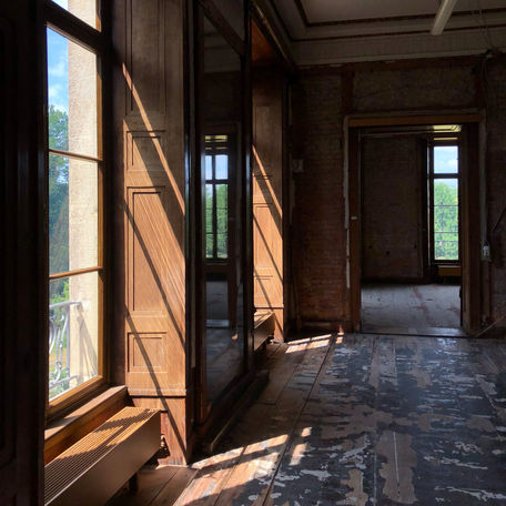 Einfältig - Sonnenstrahlen in den historischen Räume an der Westfassade. © 2018 Betrieb für Bau und Liegenschaften Mecklenburg-Vorpommern