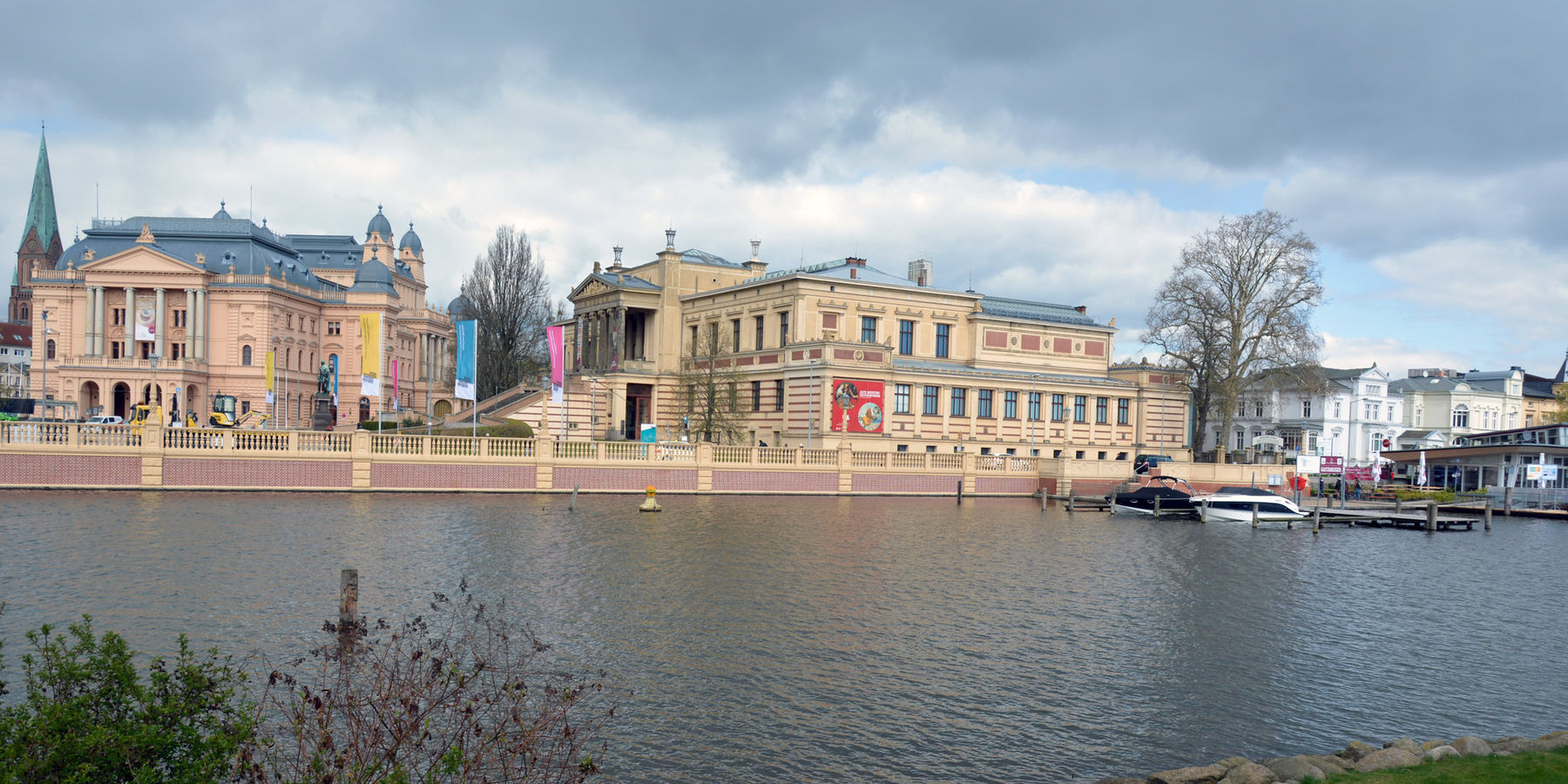 Staatliches Museum Schwerin - Restaurierung der Fassade und Neugestaltung der Außenanlagen im Innenhof © 2018 Betrieb für Bau und Liegenschaften Mecklenburg-Vorpommern
