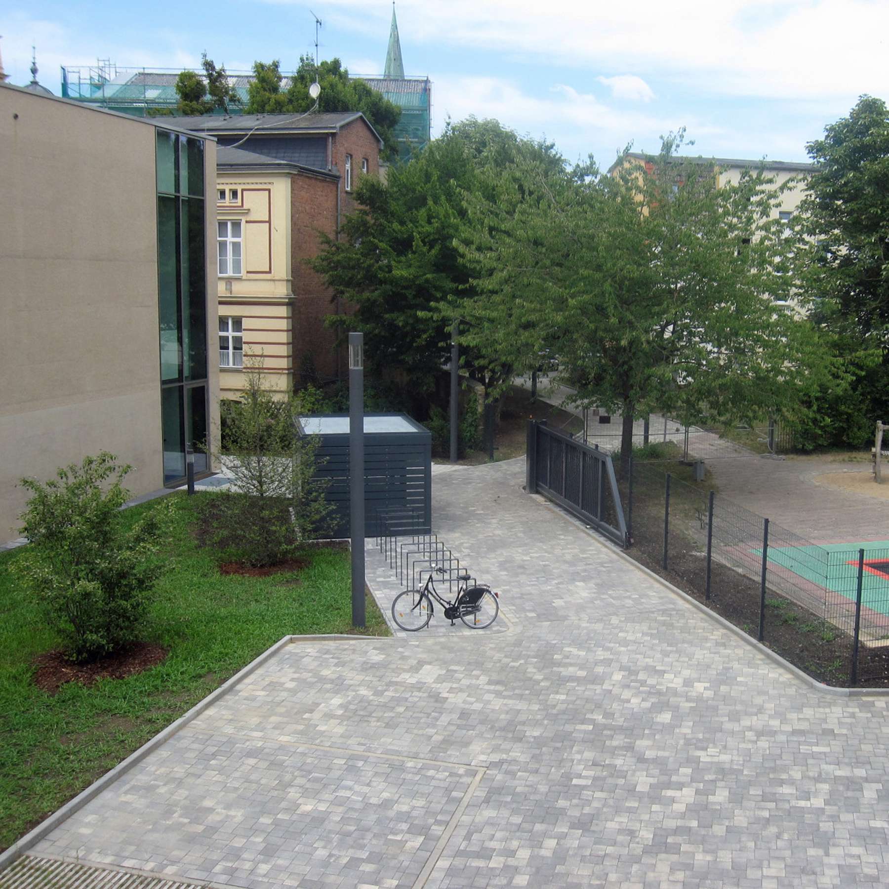 Staatliches Museum Schwerin - Restaurierung der Fassade und Neugestaltung der Außenanlagen im Innenhof © 2018 Betrieb für Bau und Liegenschaften Mecklenburg-Vorpommern