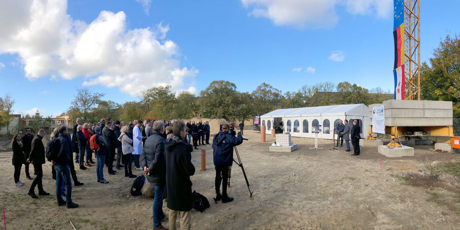 Mathias Brodkorb, Finanzminister des Landes Mecklenburg-Vorpommern unterstützte die Planungen bereits als für die Universitätsmedizin zuständiger Bildungsminister. © 2018 Betrieb für Bau und Liegenschaften Mecklenburg-Vorpommern