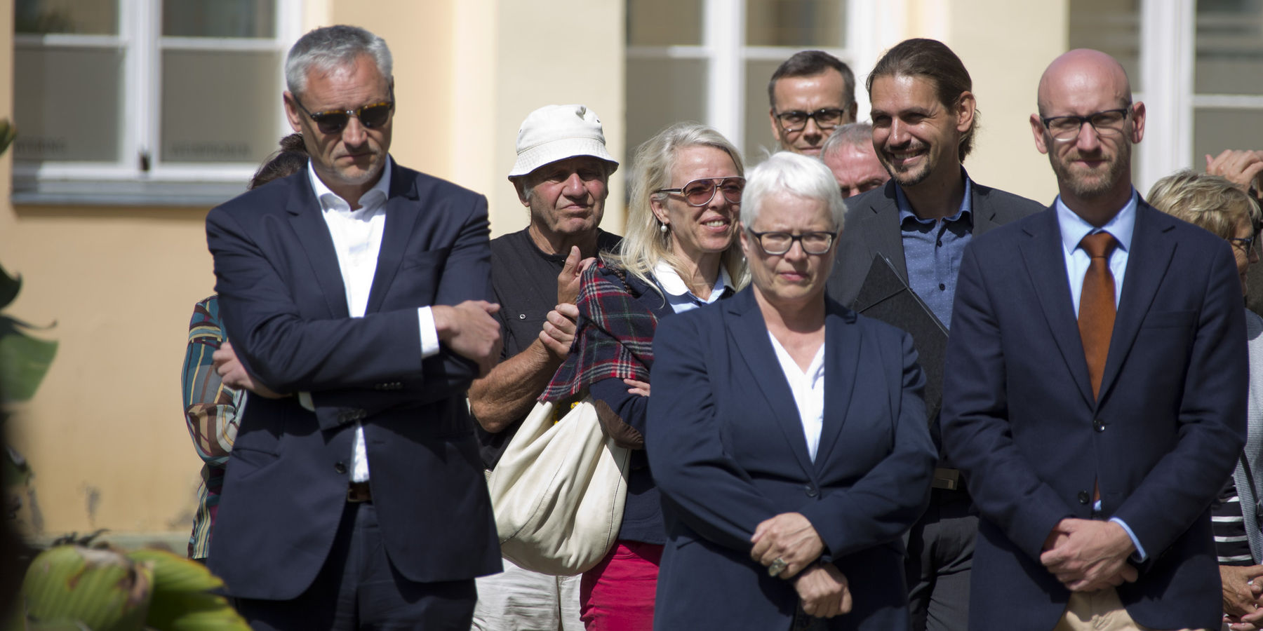 Vertreter der staatlichen Hochbauverwaltung, in dessen Verantwortung die Restaurierung lag. © 2019 Betrieb für Bau und Liegenschaften Mecklenburg-Vorpommern