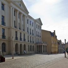 Dienstgebäude des Finanzministeriums Mecklenburg-Vorpommern in der Schloßstraße in der Landeshauptstadt Schwerin. © 2013 Betrieb für Bau und Liegenschaften Mecklenburg-Vorpommern