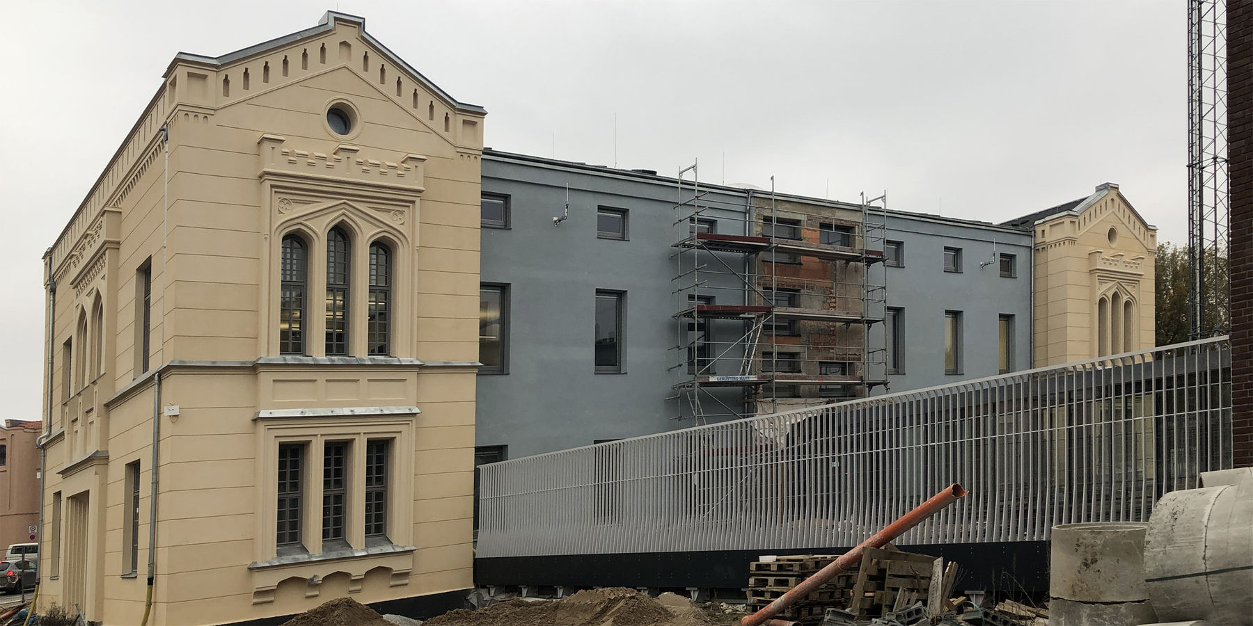 Ein Schmuckstück wird nach der Fertigstellung und Übergabe an die Polizei Wismar bereichern. © 2019 Betrieb für Bau und Liegenschaften Mecklenburg-Vorpommern