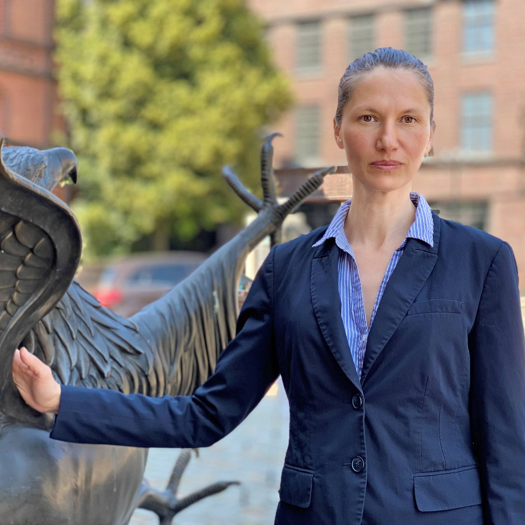 Die Architektin nahm am 16. Juni 2021 an der Online-Diskussion teil, zu der die Architektenkammer M-V eingeladen hatte. © 2020 Christian Hoffmann, FM MV