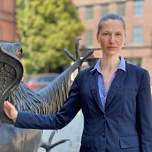 Die Architektin nahm am 16. Juni 2021 an der Online-Diskussion teil, zu der die Architektenkammer M-V eingeladen hatte. © 2020 Christian Hoffmann, FM MV