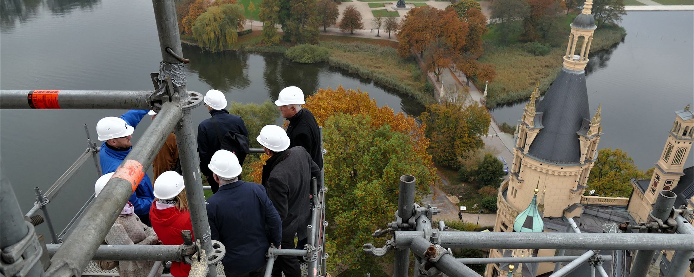 Vollsperrung der Knüppeldammbrücke im Schlossgarten Schwerin ©2020 Staatliches Bau- und Liegenschaftsamt Schwerin