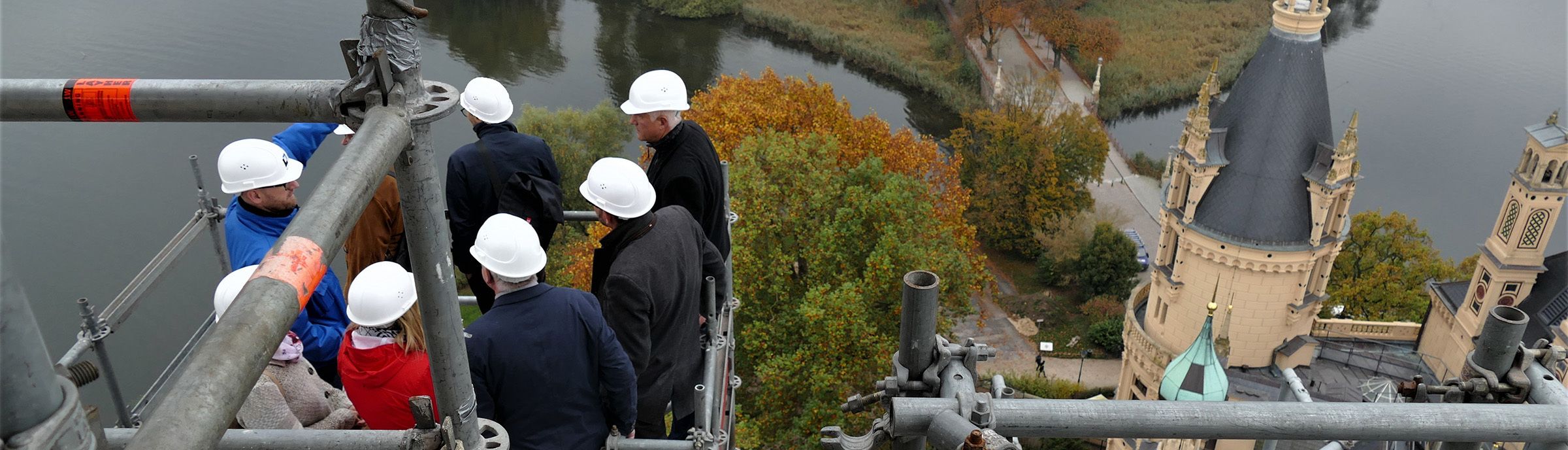 Vollsperrung der Knüppeldammbrücke im Schlossgarten Schwerin ©2020 Staatliches Bau- und Liegenschaftsamt Schwerin