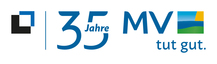 Kooperationslogo: Bildmarke der Staatlichen Bau- und Liegenschaftsverwaltung mit dem Signet des Landes M-V und Claim. © 2025 Finanzministerium Mecklenburg-Vorpommern