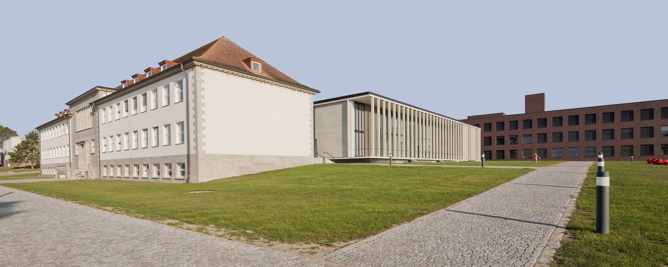 Gesamtausbau des Friedrich-Loeffler-Instituts (FLI) Bundesforschungsinstitut für Tiergesundheit auf der Insel Riems ©2014 Christian Hoffmann, BBL M-V