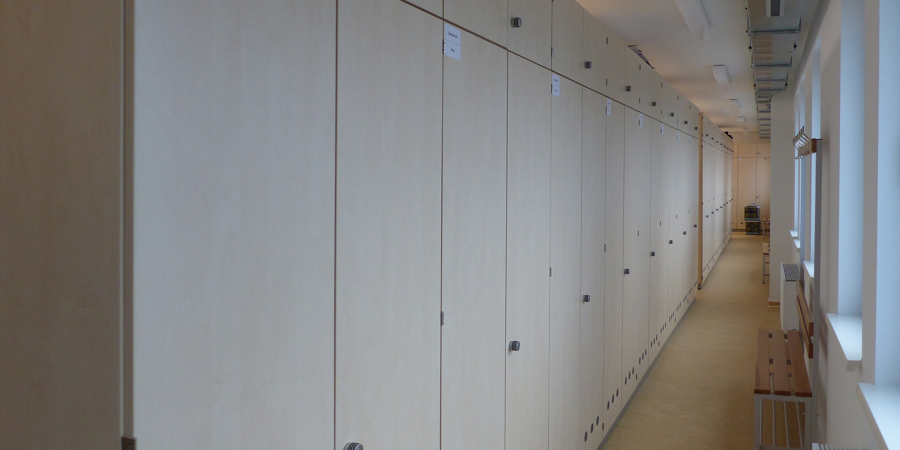 Umkleidebereich Herren © 2020 SBL Greifswald
