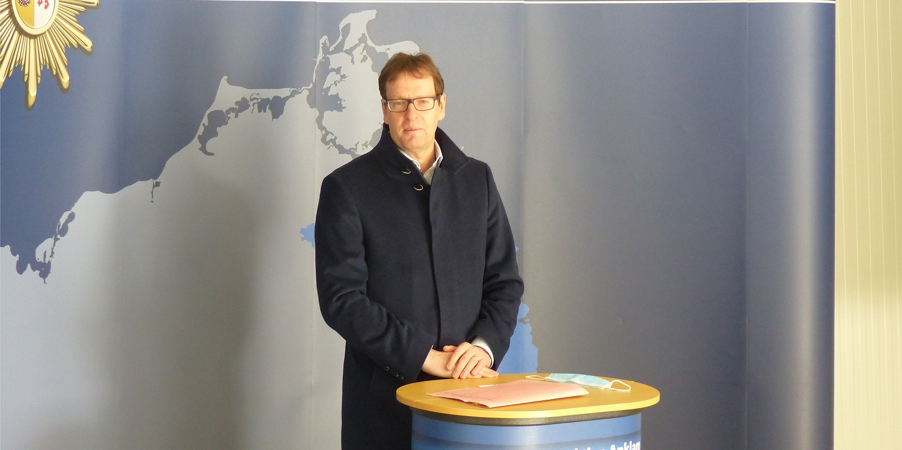 Grußwort des Innenministers Torsten Renz © 2021 SBL Greifswald