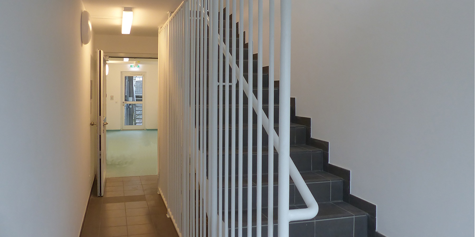 Treppenhaus im 1. Obergeschoss © 2021 SBL Greifswald