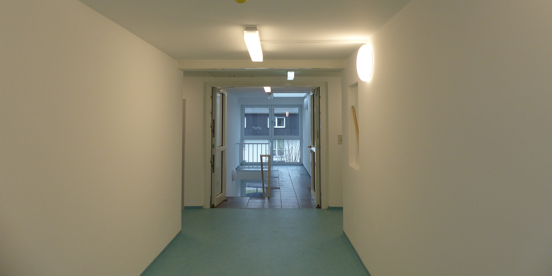 Flur im 2. Obergeschoss © 2021 SBL Greifswald